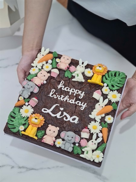 24x24cm Brownie
