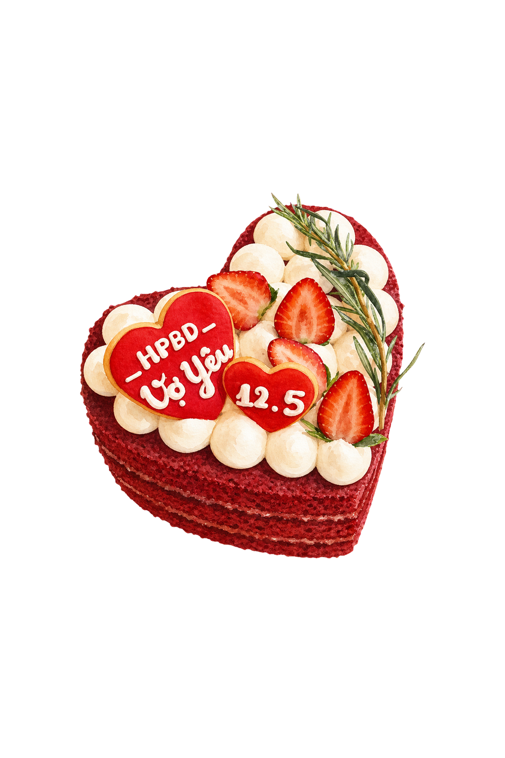 Red Velvet Cake 16cm (3 layers) (cái)