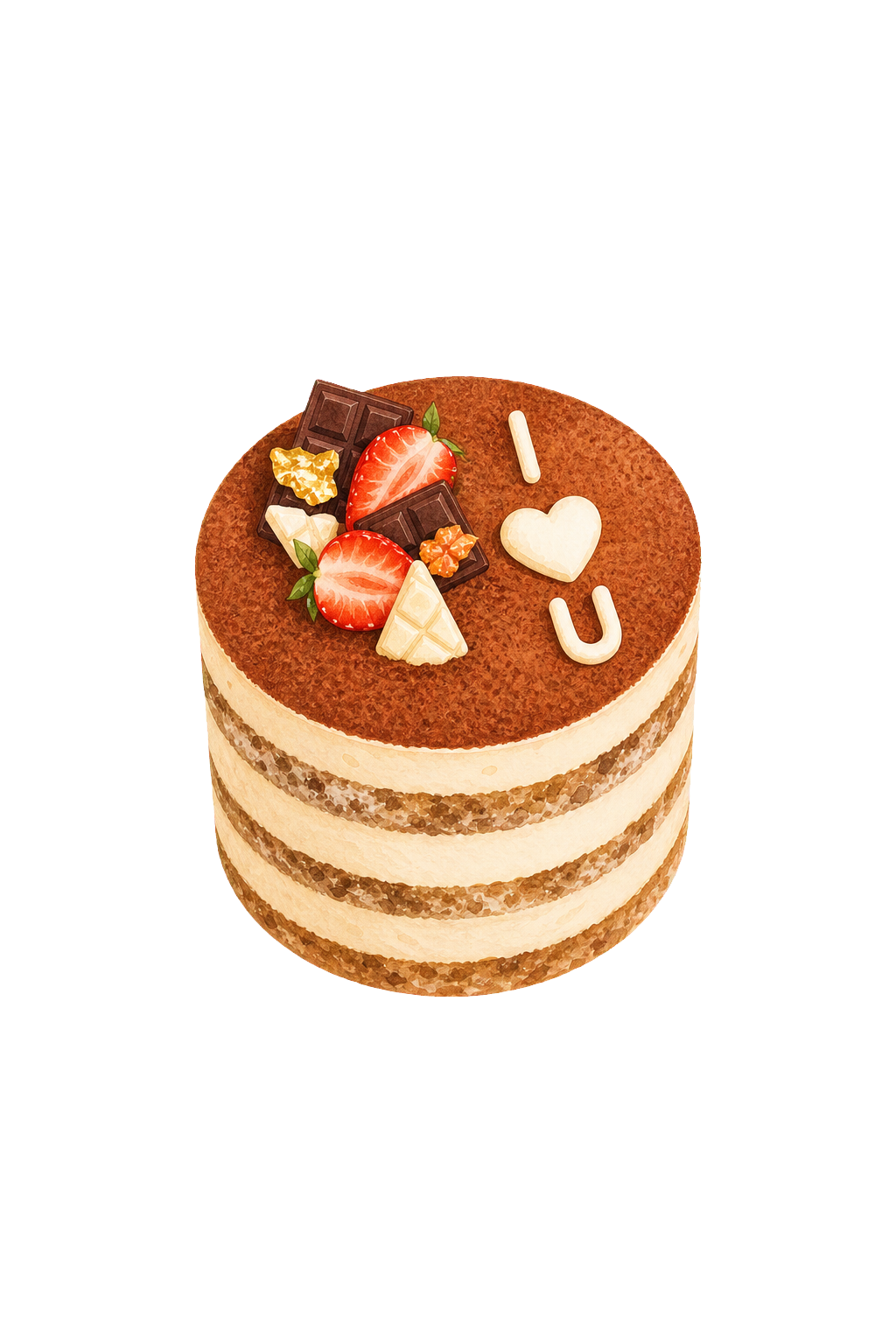 Tiramisu 12cm (3 layers) (cái)