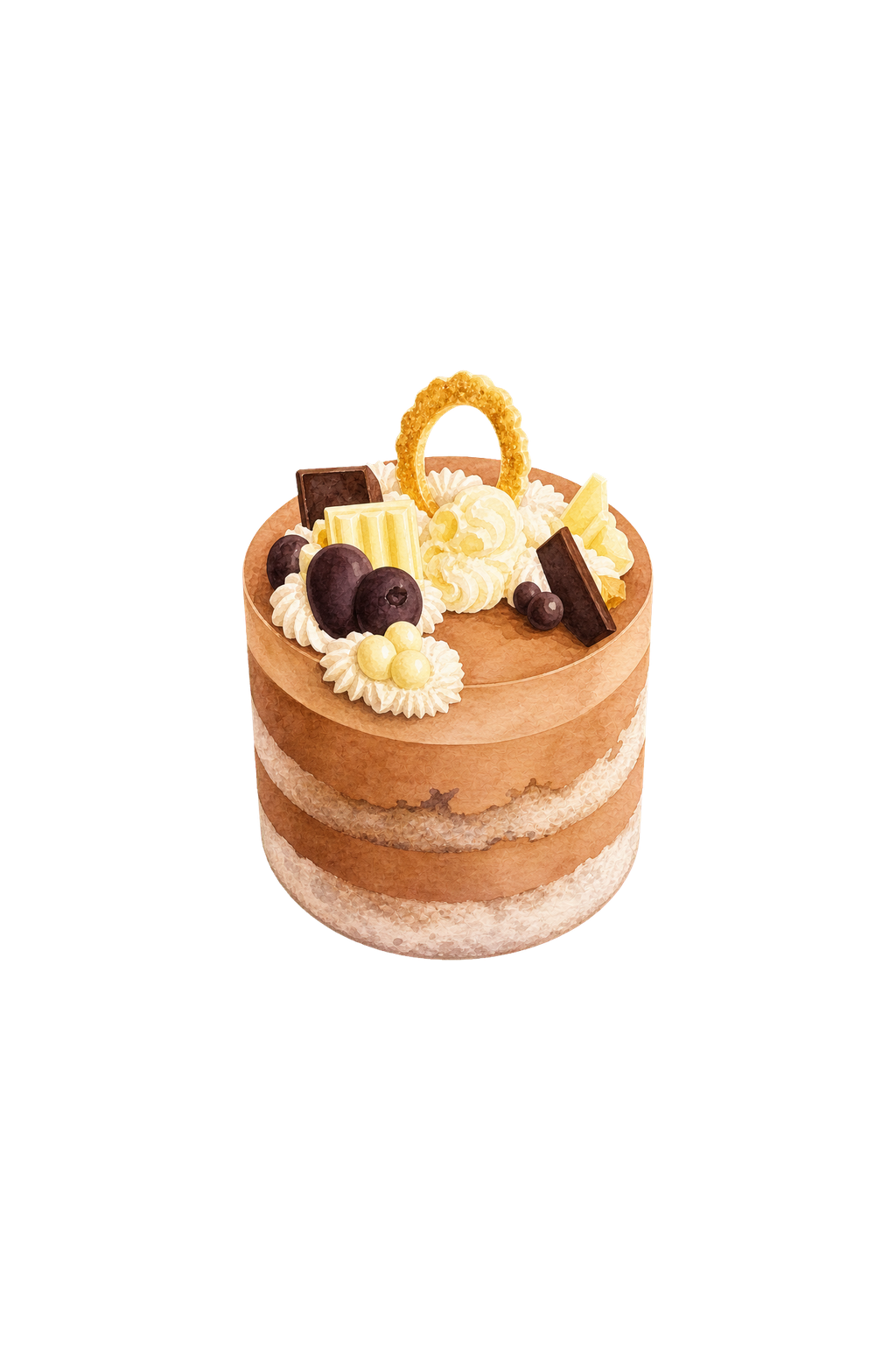 Tripple Chocolate 10cm (cái)
