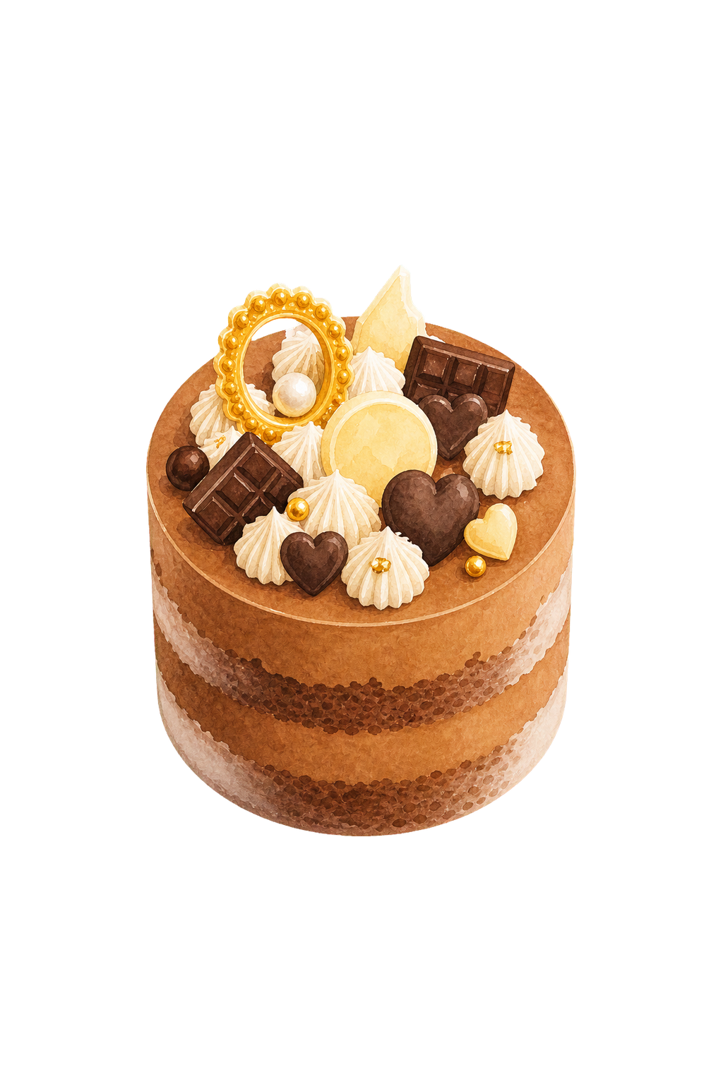 Tripple Chocolate 12cm (cái)