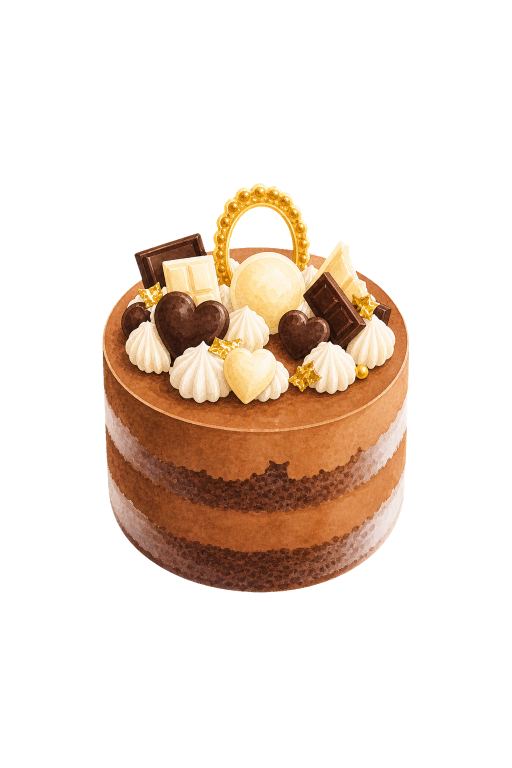Tripple Chocolate 14cm (cái)