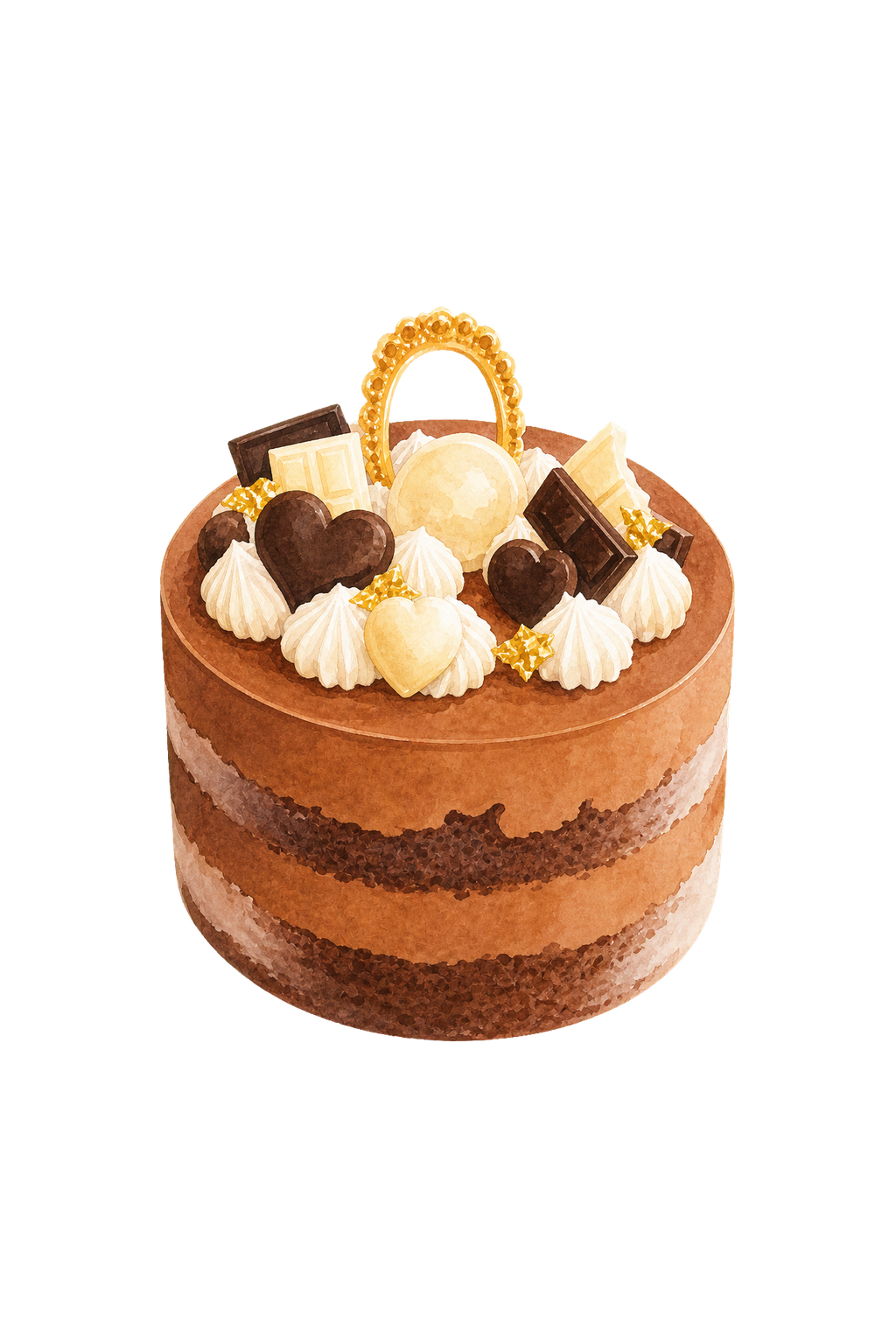 Tripple Chocolate 16cm (cái)