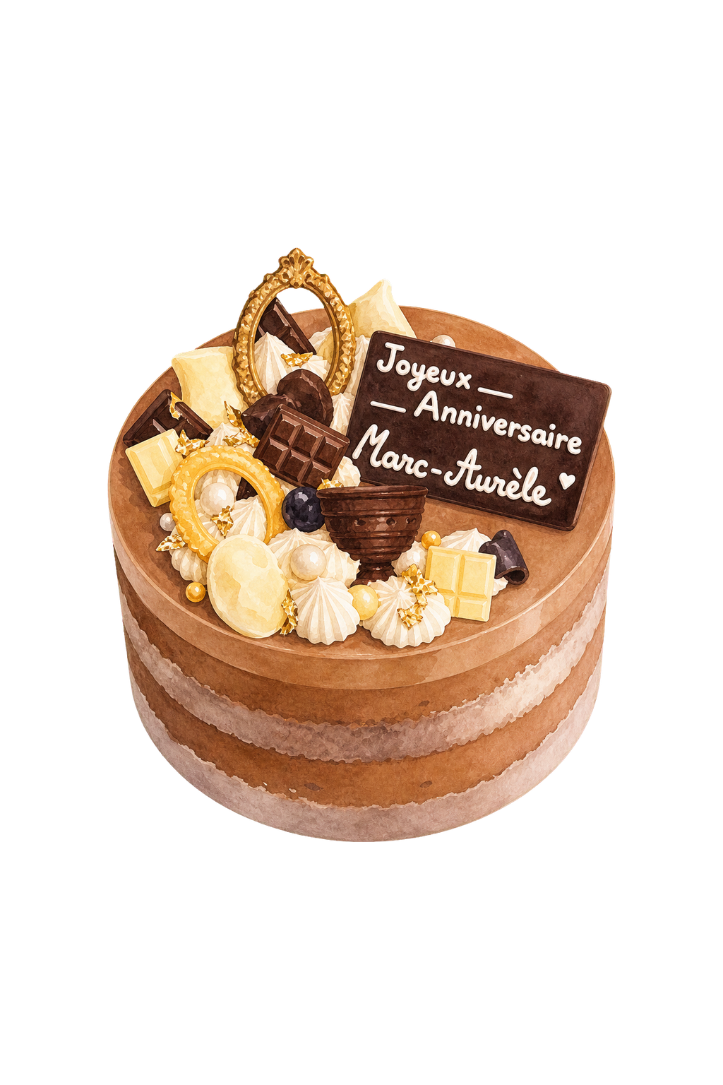 Tripple Chocolate 18cm (cái)