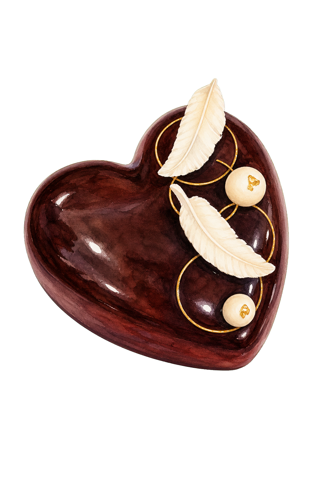 Devine Entremet 14cm (Heart shape) (cái)