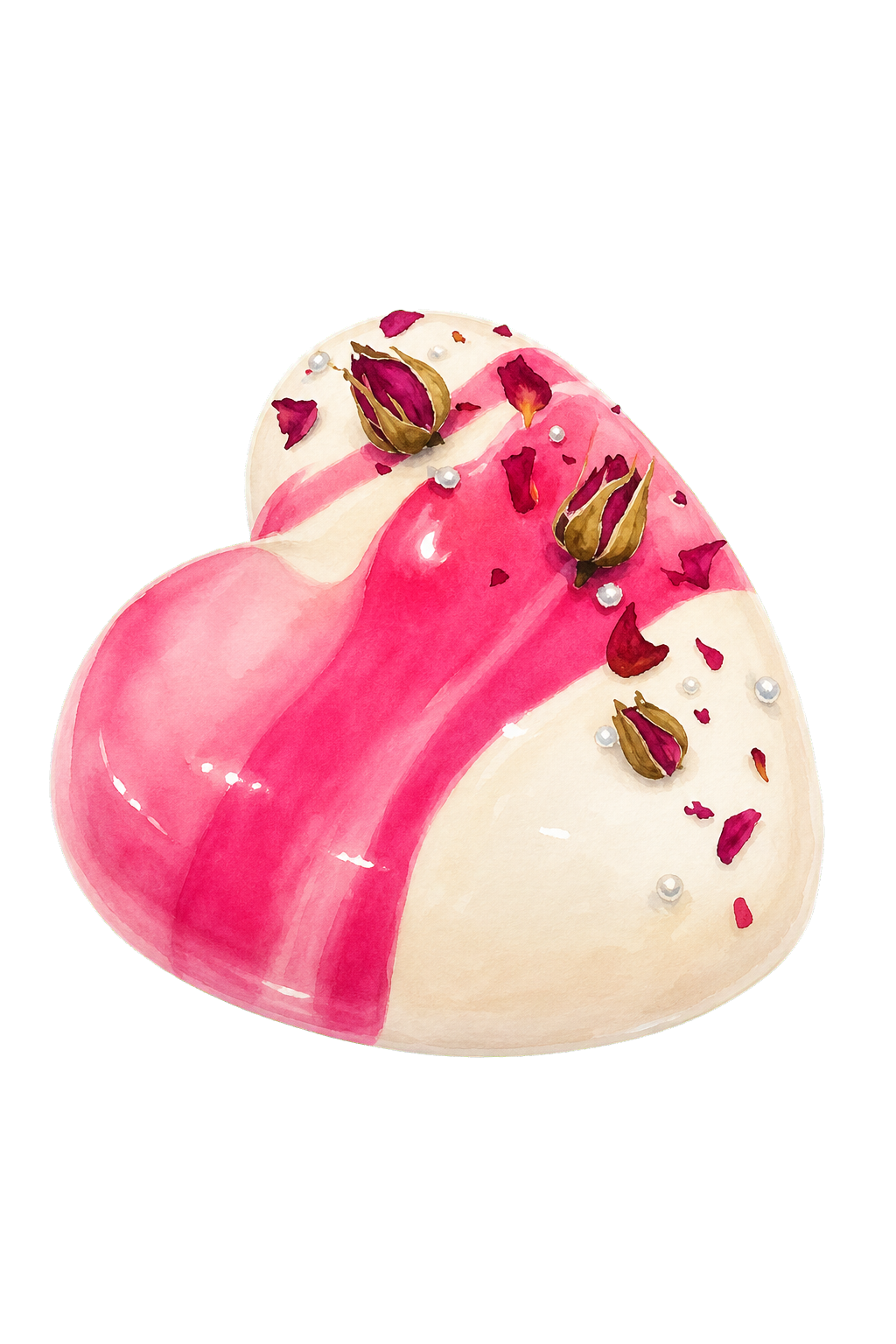 First Love Entremet 14cm (heart shape) (cái)