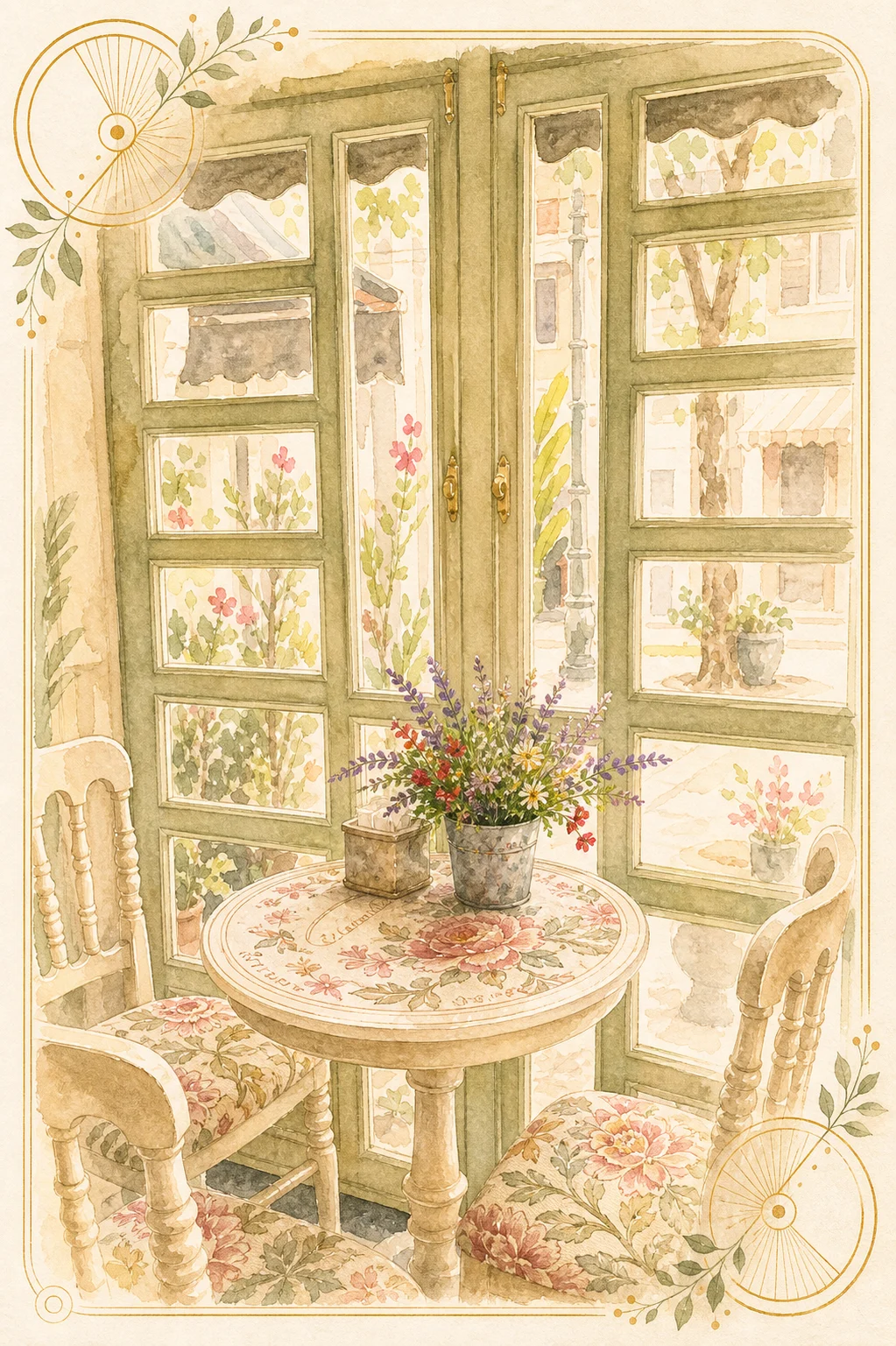 La Dulce tea salon window table